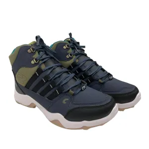 Trekking Shoes - Mid Ankle Blue / Brown