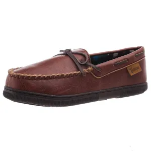 Twister Men's Henry Moccasin Slippers in Brown