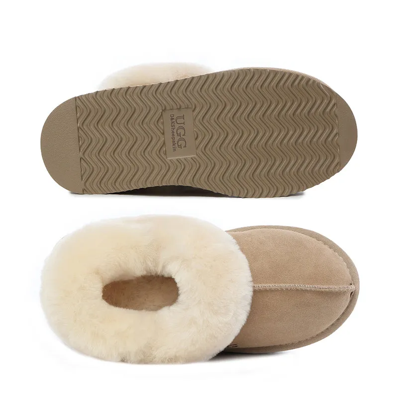 UGG Fluffy Strappy Platform Scuff