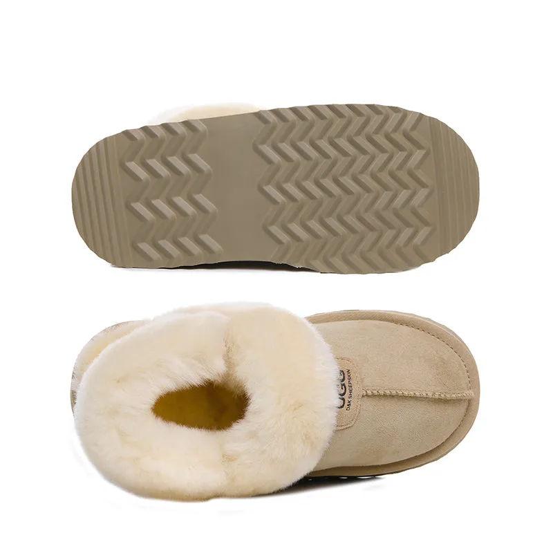 UGG Premium Detachable Fluffy Platform Scuff