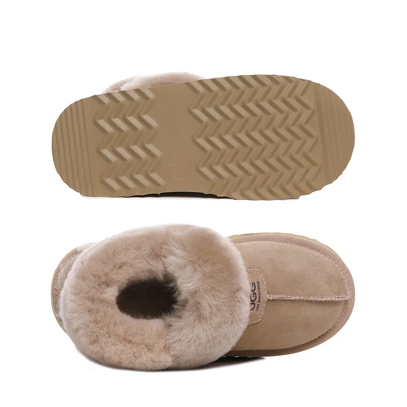 UGG Premium Detachable Fluffy Platform Scuff