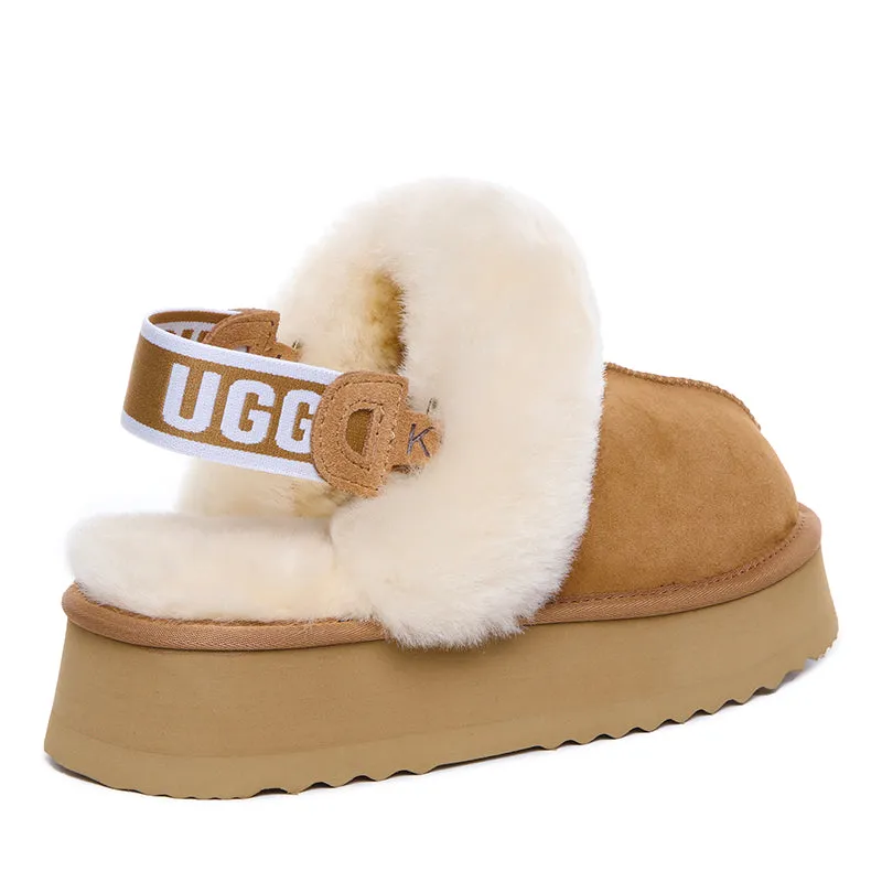 UGG Premium Detachable Fluffy Platform Scuff