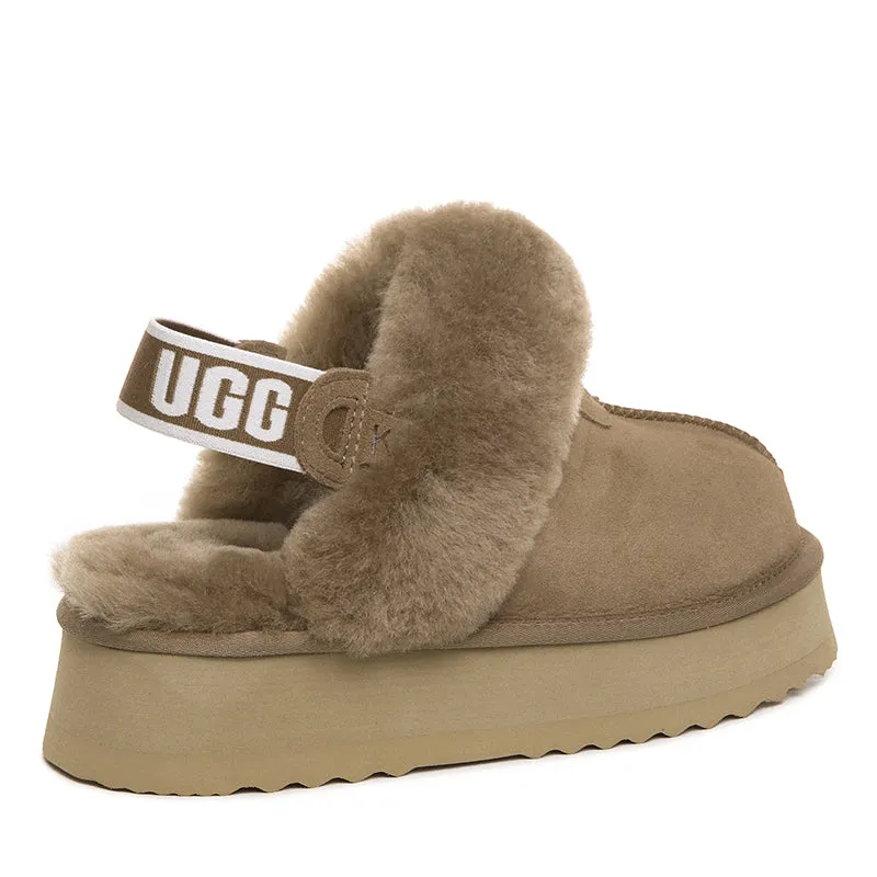 UGG Premium Detachable Fluffy Platform Scuff