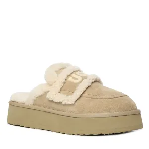 UGG Trisha Fluffy Platform Scuff