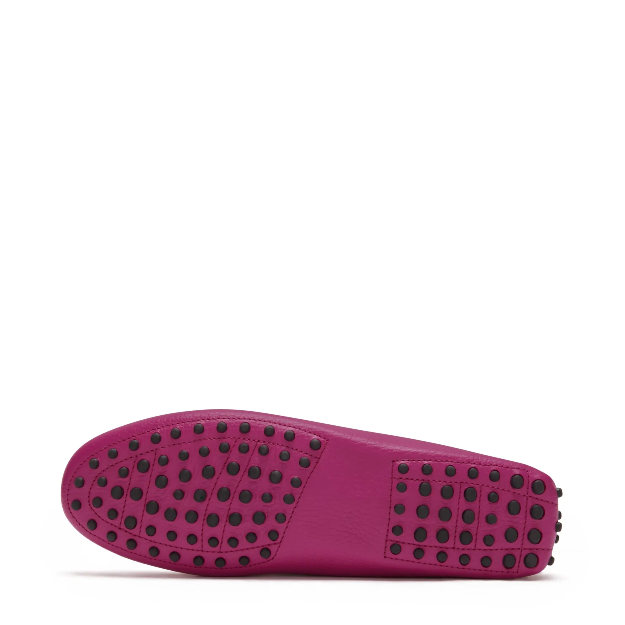 Vendôme Marie fuchsia calfskin leather moccasins