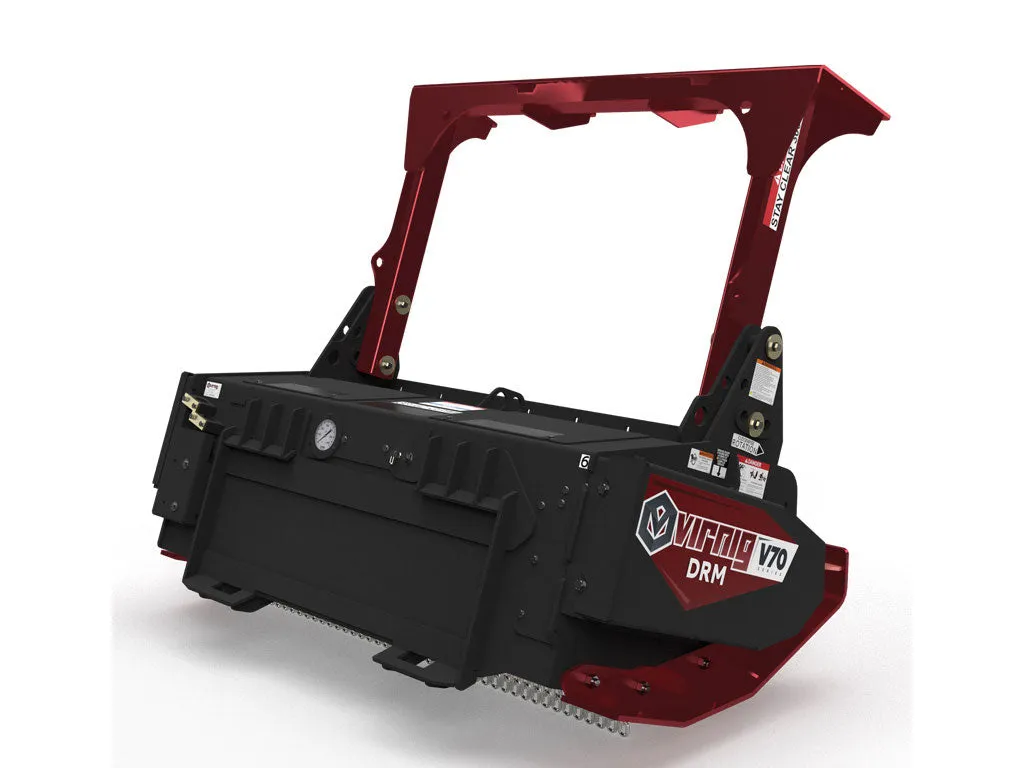 VIRNIG V70 skid steer drum mulcher