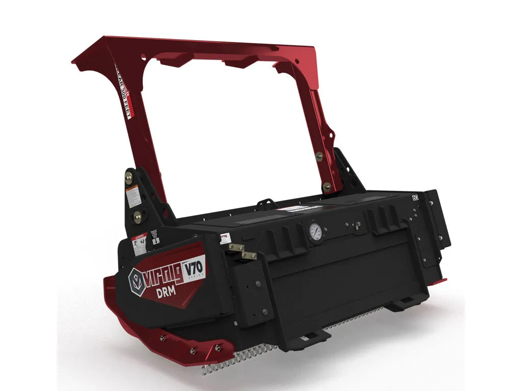 VIRNIG V70 skid steer drum mulcher