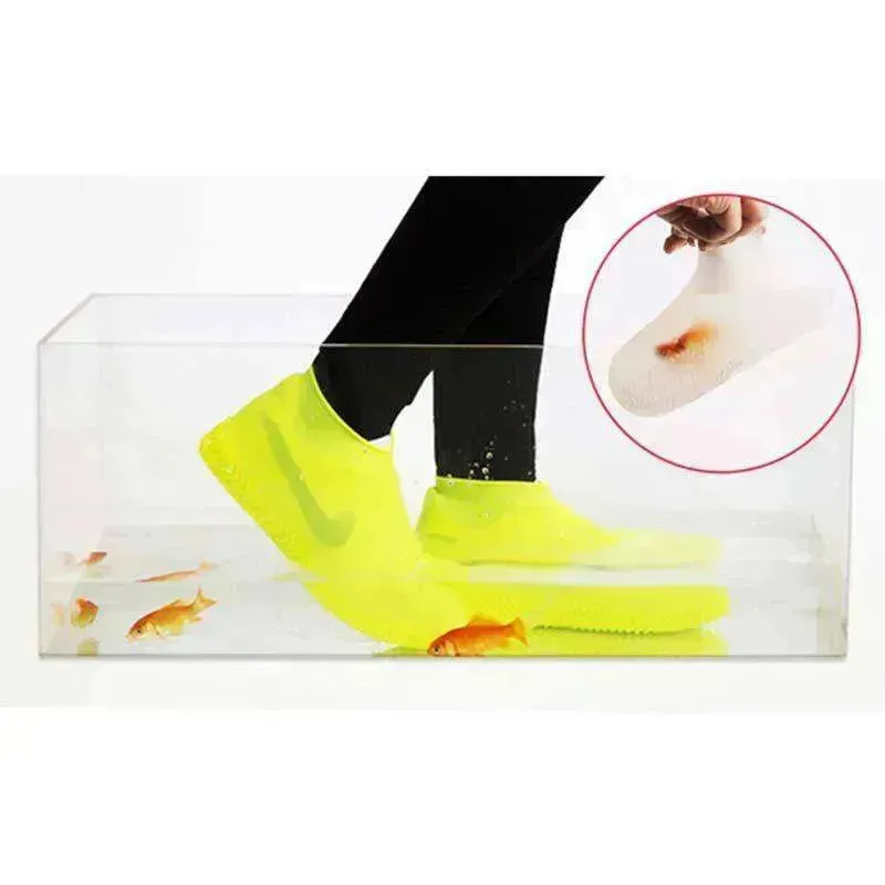 Waterproof Latex Boot Covers, Non-Slip Unisex Shoes