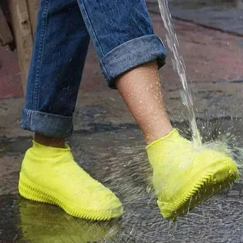 Waterproof Latex Boot Covers, Non-Slip Unisex Shoes