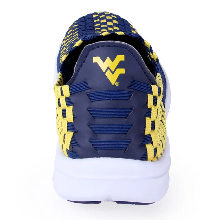 West Virginia Mountaineers Woven Colors Comfy Slip On Shoes