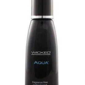 Wicked Aqua Fragrance Free Water Based Lubricant - Various Sizes