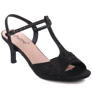 Womens ‘Loana’ Embellished Heeled Sandals