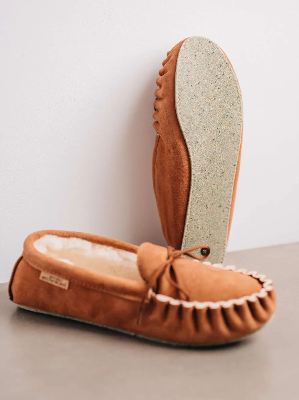 Women's Sheepskin Moccasin Slipper | AVA